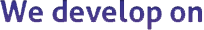 we_develope_head